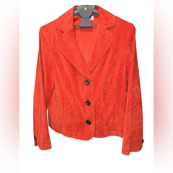 Cato Tops - Cato Rust Button Down Blazer, Size 12